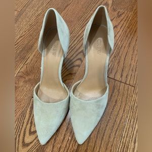 Nude/ Tan Suede J. Crew Pumps